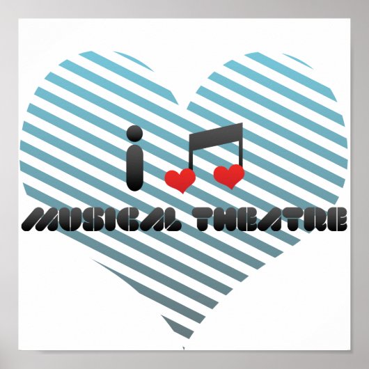 I Liebe Musical Theater Poster (Vorne)