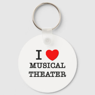 I Liebe Musical Theater Schlüsselanhänger