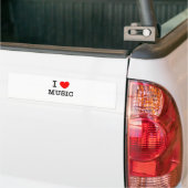I Liebe-Musik Autoaufkleber (Auf Lkw)