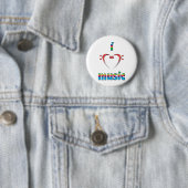 I Liebe-Musik Button (Beispiel)