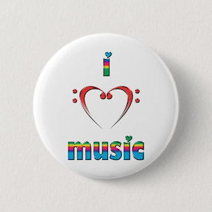 I Liebe-Musik Button