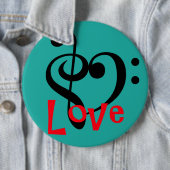 I Liebe-Musik Button (Beispiel)