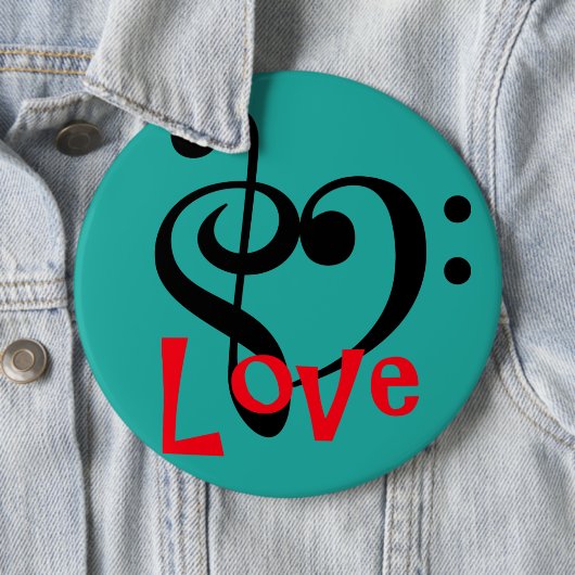 I Liebe-Musik Button (Beispiel)