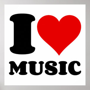 I LIEBE MUSIK POSTER
