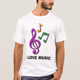 I Liebe-Musik-T - Shirt
