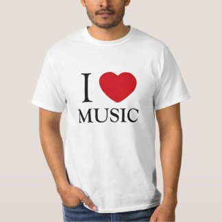 I Liebe-Musik T-Shirt