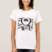 I LIEBE-MUSIK T-Shirt (Vorderseite)