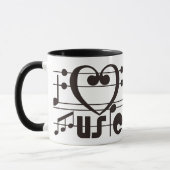 I LIEBE-MUSIK TASSE (Links)