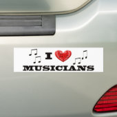 I LIEBE-MUSIKER AUTOAUFKLEBER (Auf Auto)