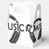 I Liebe-Musikkopfhörer Geschenkschachtel (Geöffnet)