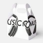 I Liebe-Musikkopfhörer Geschenkschachtel (Vorderseite)