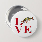 I Liebe Muskie Button (Vorne & Hinten)