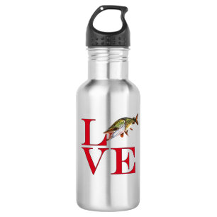 I Liebe Muskie Edelstahlflasche