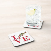 I Liebe Muskie Getränkeuntersetzer (Rechte Seite)