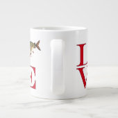 I Liebe Muskie Jumbo-Tasse (Rückseite)