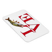 I Liebe Muskie Magnet (Rechte Seite)