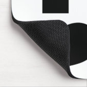 I Liebe Mustache Mousepad (Ecke)