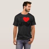 I Liebe Mustache Rides Funny Unangemessenes Sugges T-Shirt (Vorne ganz)