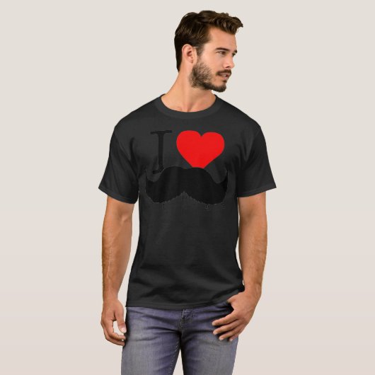 I Liebe Mustache Rides Funny Unangemessenes Sugges T-Shirt (Vorne ganz)