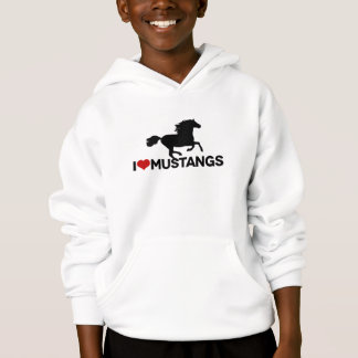 I Liebe-Mustangs - KinderHoodie Hoodie