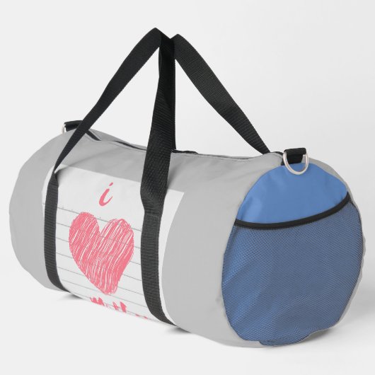 i Liebe Mutter Duffle Bag (Rechte Ecke)