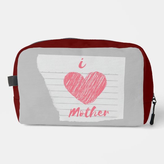 i Liebe Mutter Waschbeutel (Vorderseite)