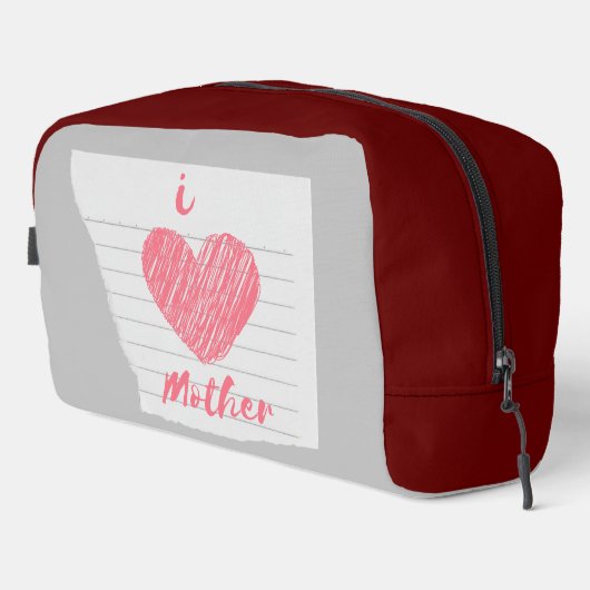 i Liebe Mutter Waschbeutel (Rechte Ecke)