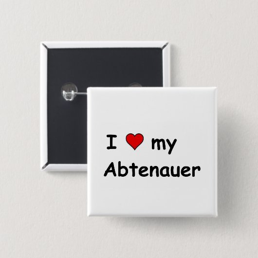 I Liebe My Abtenauer Button (Vorne & Hinten)