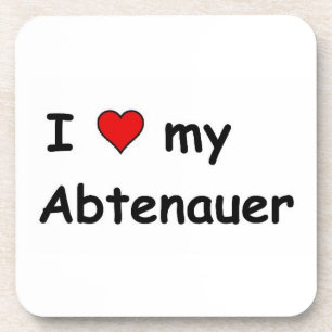 I Liebe My Abtenauer Getränkeuntersetzer