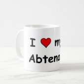 I Liebe My Abtenauer Kaffeetasse (Vorderseite Links)