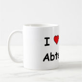 I Liebe My Abtenauer Kaffeetasse (Links)