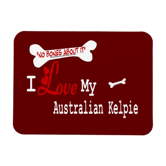 I Liebe My Australian Kelpie Magnet (Horizontal)