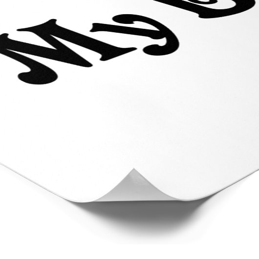 I Liebe My Babushka Poster (Ecke)