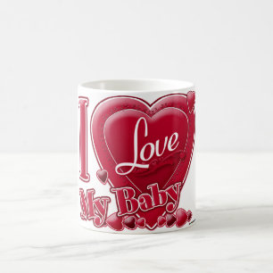 I Liebe My Baby red - heart Kaffeetasse