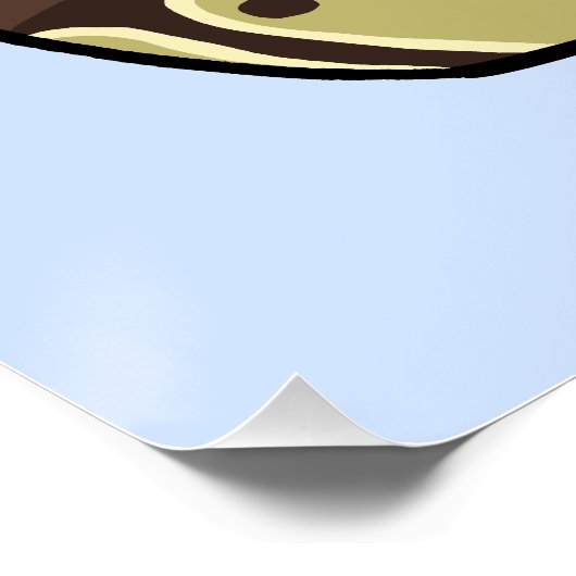 "I Liebe My Ball Python" Niedliche Schlange Zeichn Poster (Ecke)