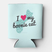I Liebe My Boonie Cat Blue) Dosenkühler (Vorderseite)