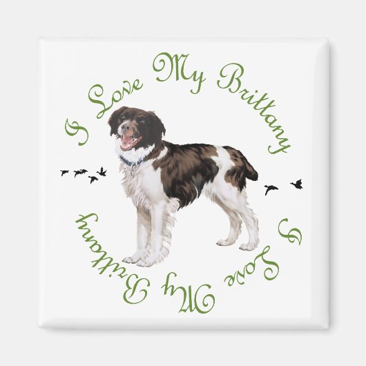 I Liebe My Brittany Magnet (Vorne)