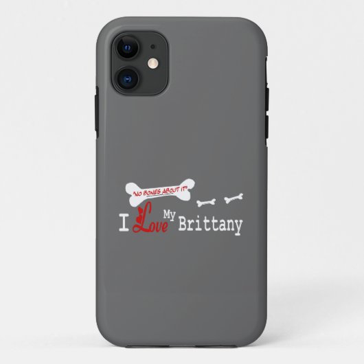 I Liebe My Brittany Spaniel Case-Mate iPhone Hülle (Rückseite)