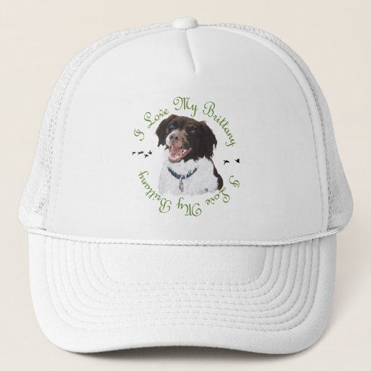 I Liebe My Brittany Truckerkappe (Vorderseite)
