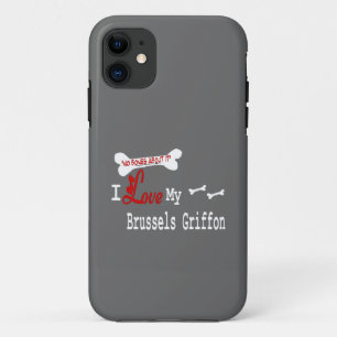 I Liebe My Brussels Griffon iPhone 11 Hülle
