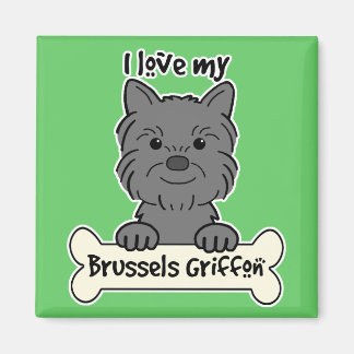 I Liebe My Brussels Griffon Magnet