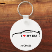 I Liebe My BRZ Schlüsselanhänger (Vorderseite)