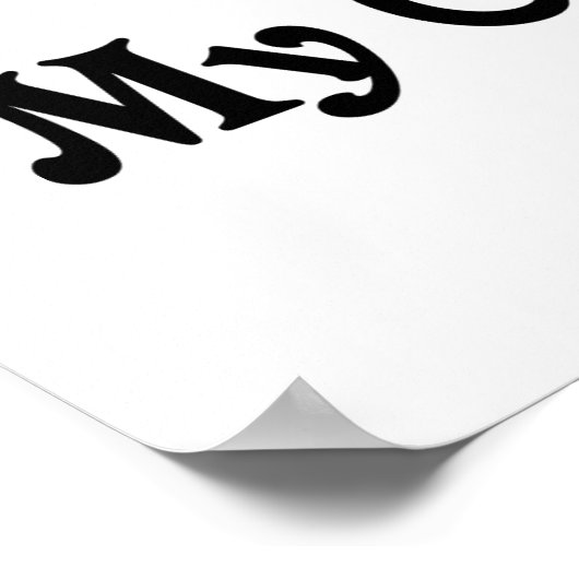 I Liebe My Casanova Poster (Ecke)