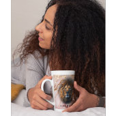 "I Liebe My Cat" Lion Latte Tasse Gold Glitzer Mar