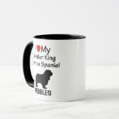 I Liebe My Cavalier King Charles Spaniel Dog Tasse (Vorderseite Links)