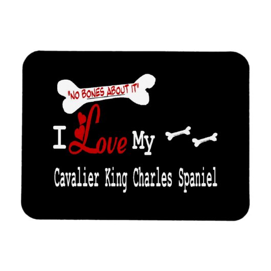 I Liebe My Cavalier King Charles Spaniel Magnet (Horizontal)