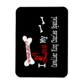 I Liebe My Cavalier King Charles Spaniel Magnet (Vertikal)