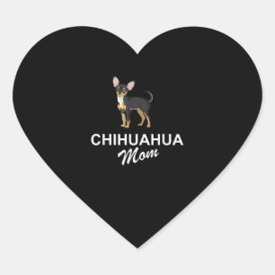 I Liebe My Chihuahua Lover Giftidea Chiwawa Mama Herz-Aufkleber