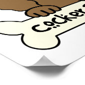 I Liebe My Cocker Spanel Poster (Ecke)