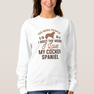 I Liebe My Cocker Spanel Sweatshirt